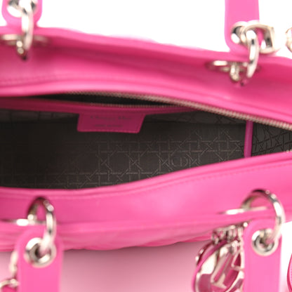 Christian Dior Lambskin Cannage Large Lady Dior Pink 5 of 14