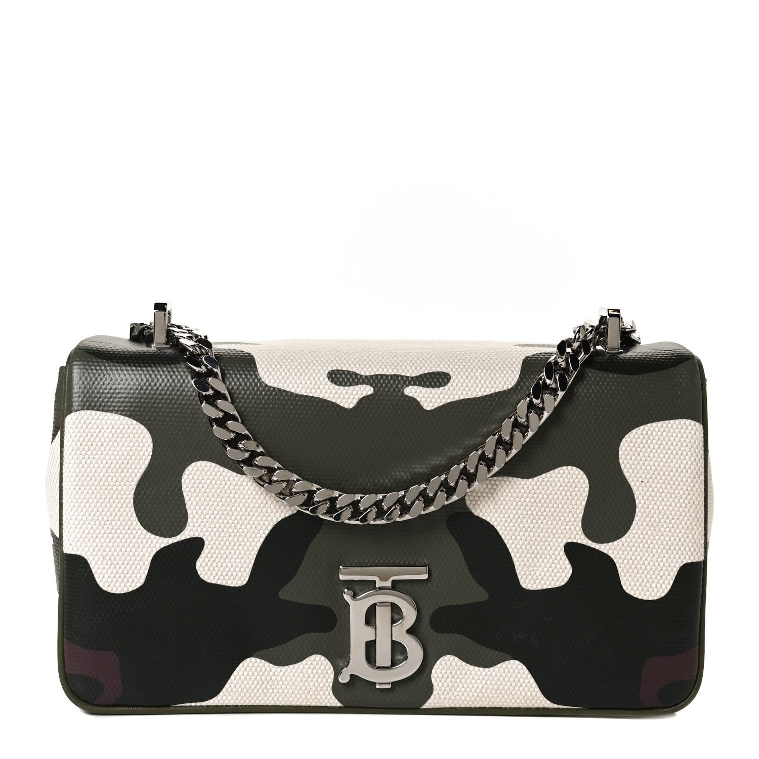Burberry Coated Canvas Camouflage Print Small Lola Bag Multicolor 1 of 12