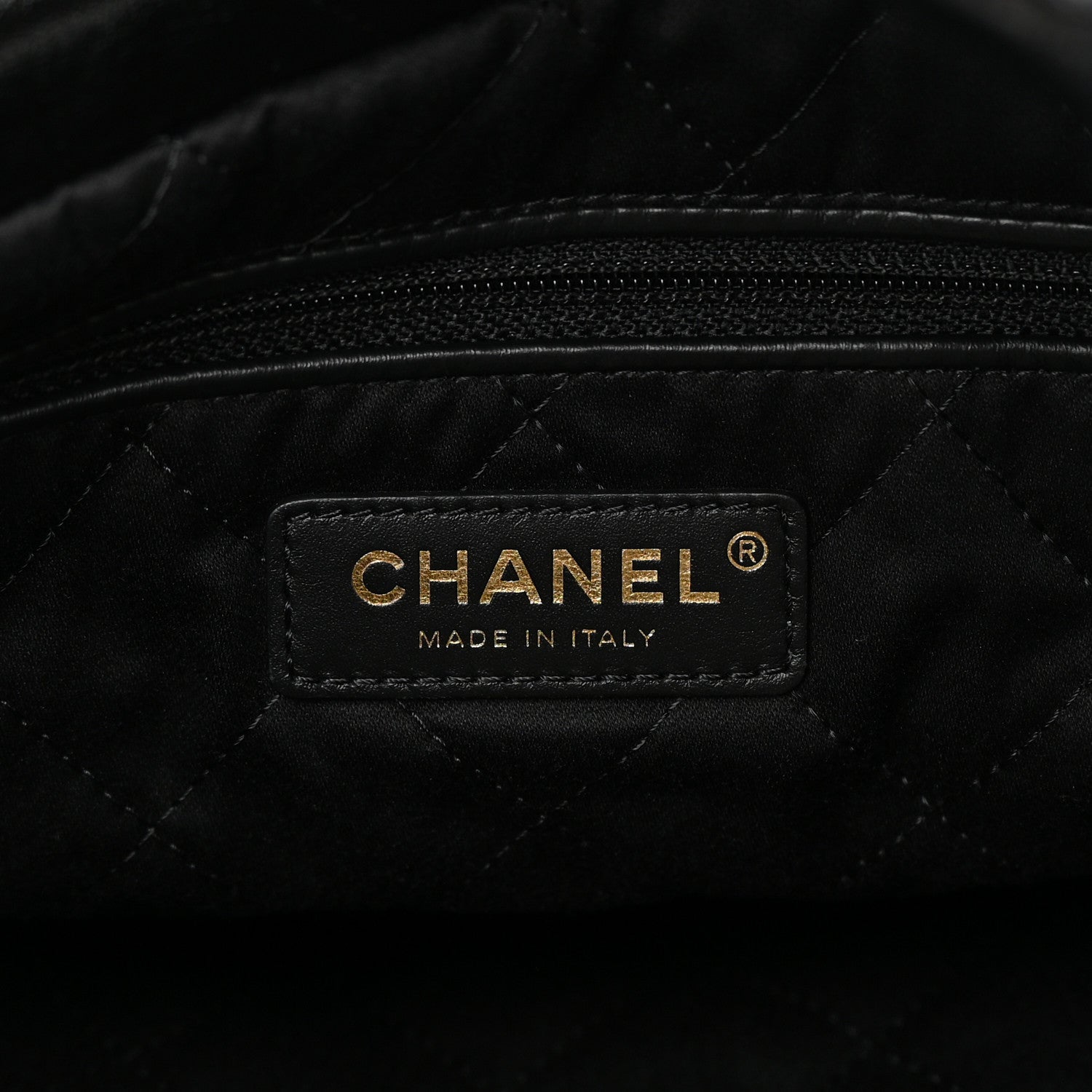 Chanel Shiny Calfskin Quilted Chanel 22 Black 7 of 12
