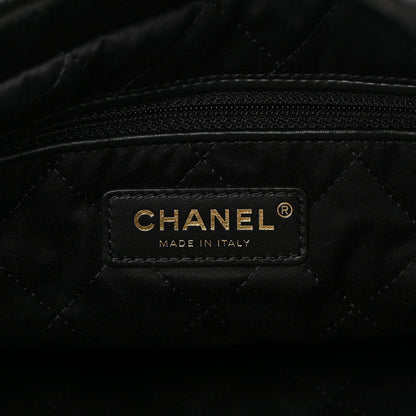 Chanel Shiny Calfskin Quilted Chanel 22 Black 7 of 12