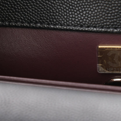 Chanel Caviar Quilted Mini Coco Handle Flap Black 6 of 8