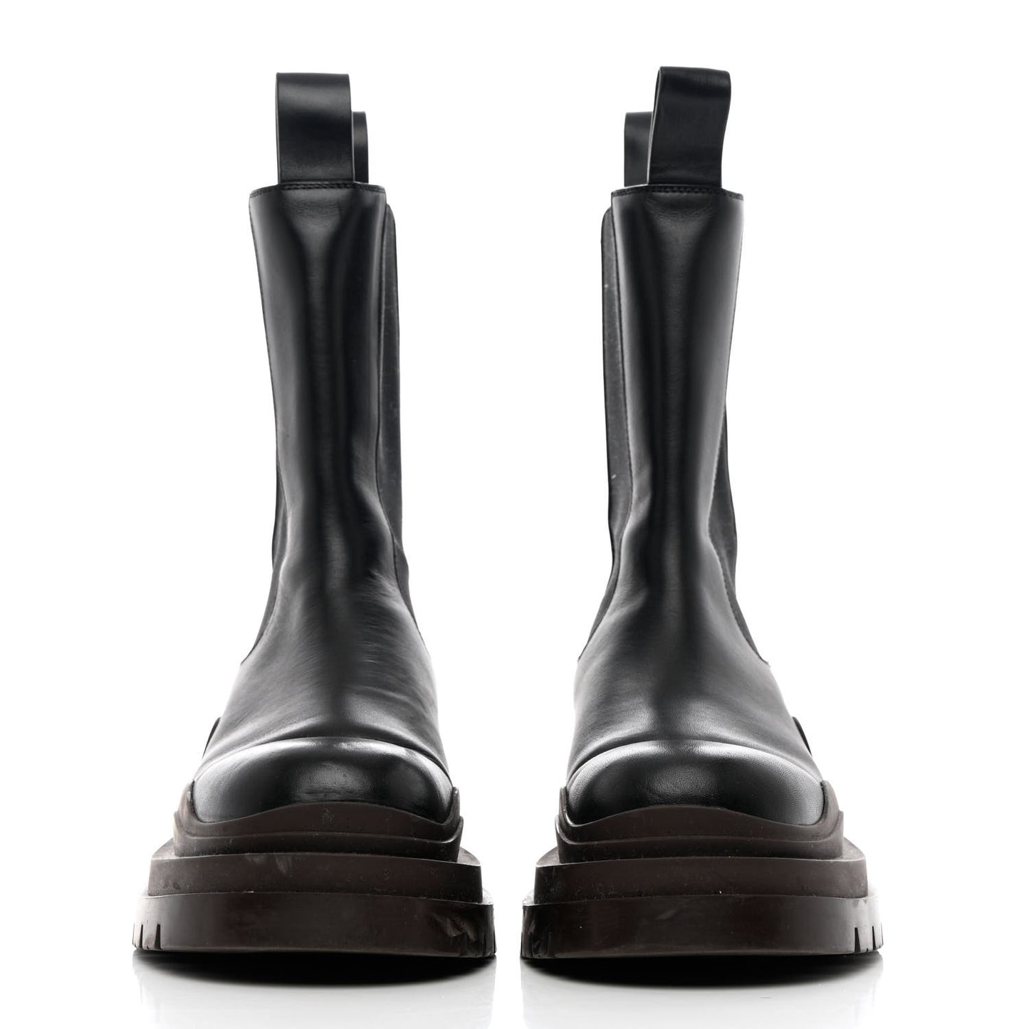 Calfskin Mens The Tire Chelsea Boots 42 Black Camping