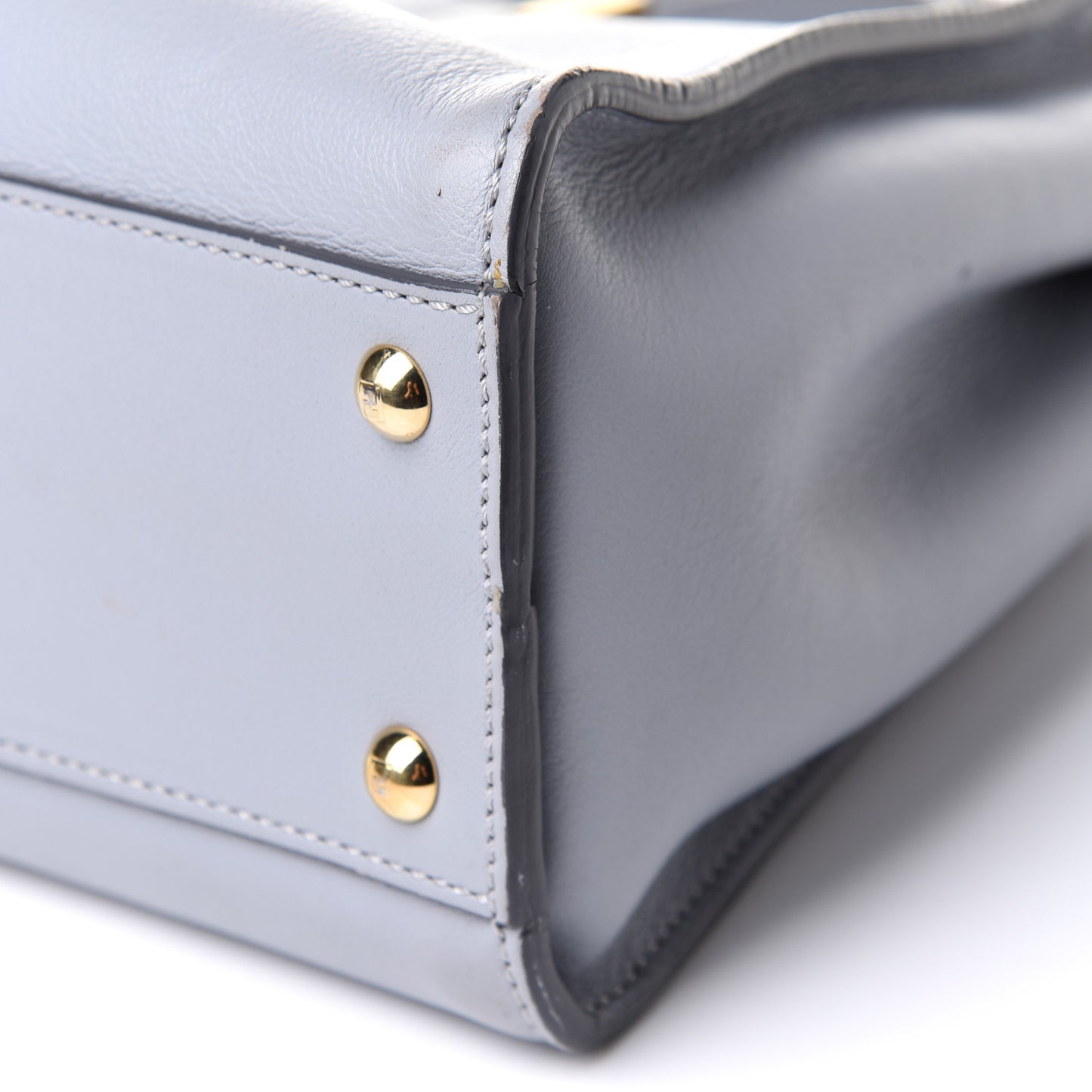 Vitello Seta Shiny Nappa Medium Peekaboo Iconic Satchel Ardesia Amido