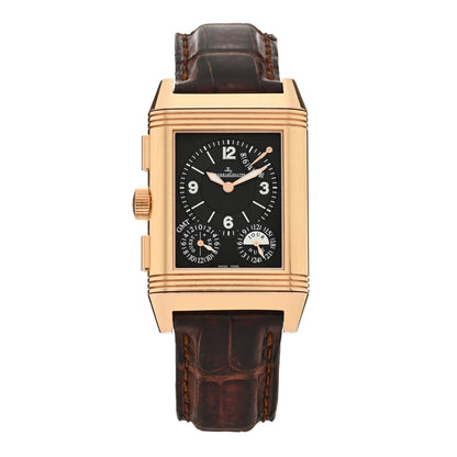 Jaeger-LeCoultre 18K Rose Gold Alligator 29mm Reverso Grande GMT Manual Winding Watch Q3022420 3 of 5