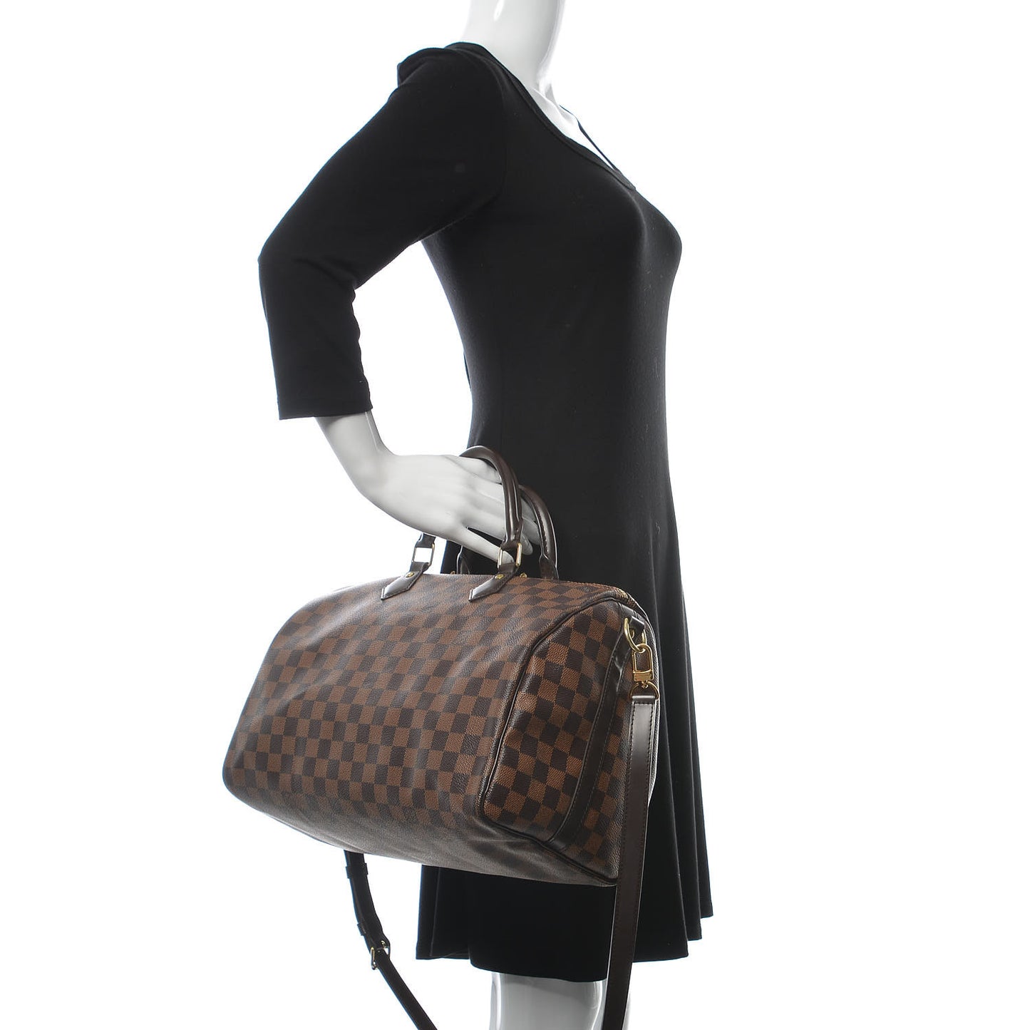 Damier Ebene Speedy Bandouliere 35