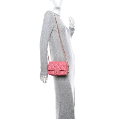 Chanel Lambskin Quilted CC Small Dynasty Flap Pink 2 of 12