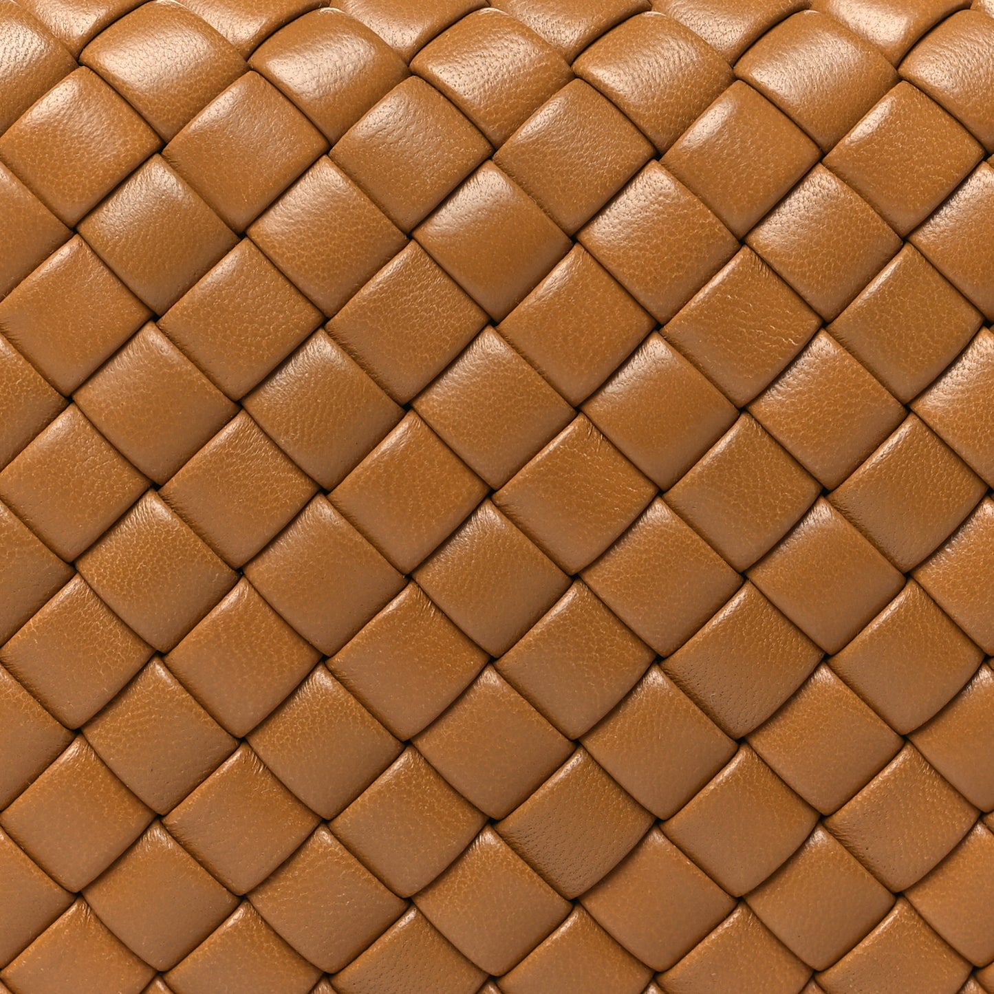 Calfskin Intrecciato Knot On Strap Camel
