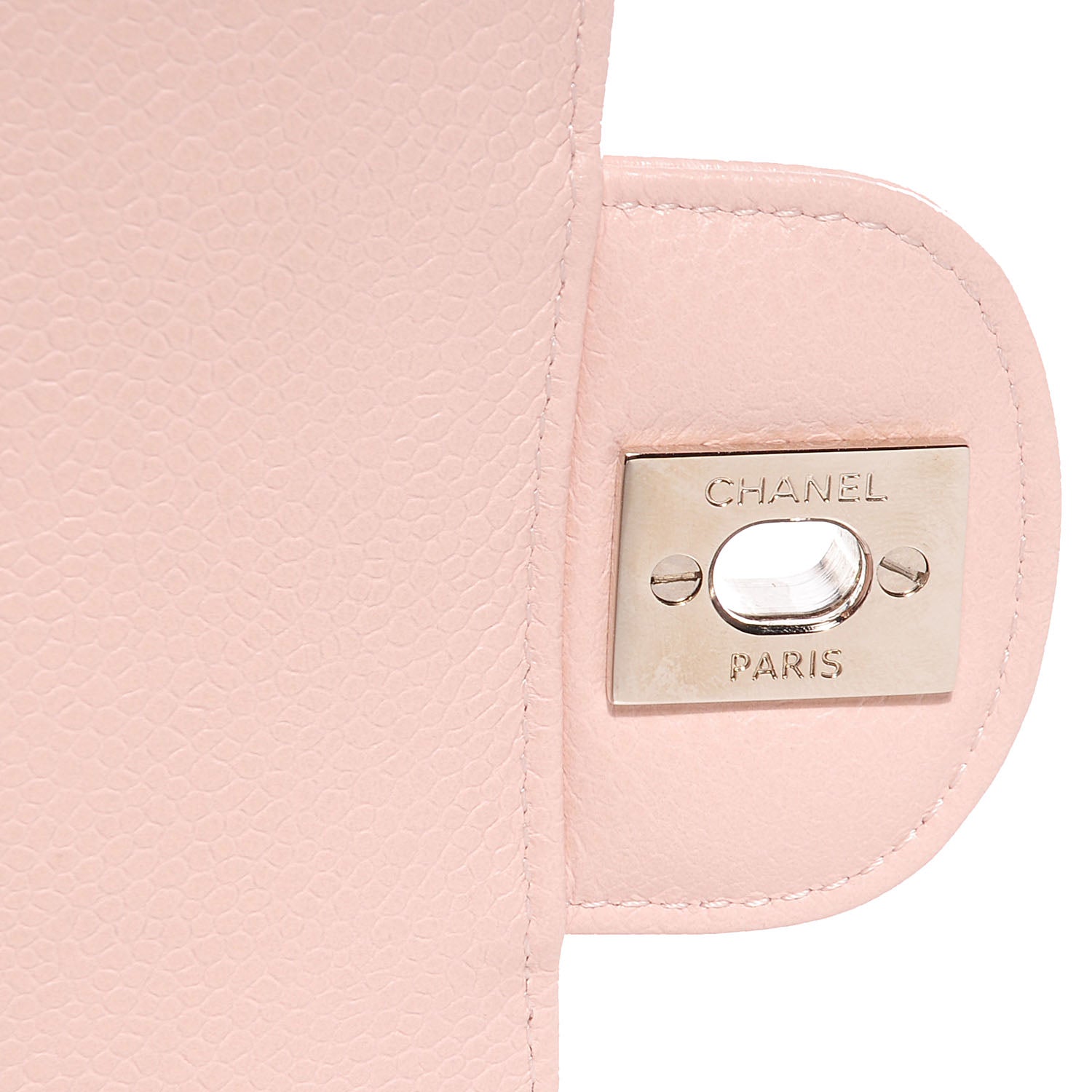 Chanel Caviar Quilted Medium Double Flap Pink 6 of 8