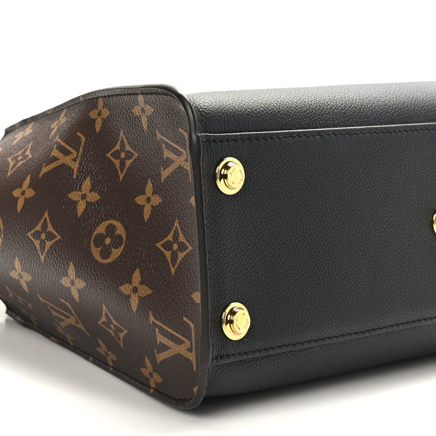 Calfskin Monogram On My Side Black