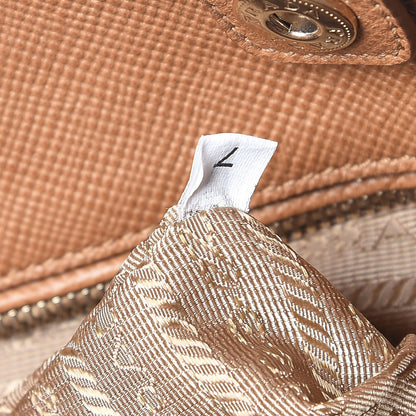 Prada Saffiano Cuir Open Promenade Tote Caramel 8 of 9