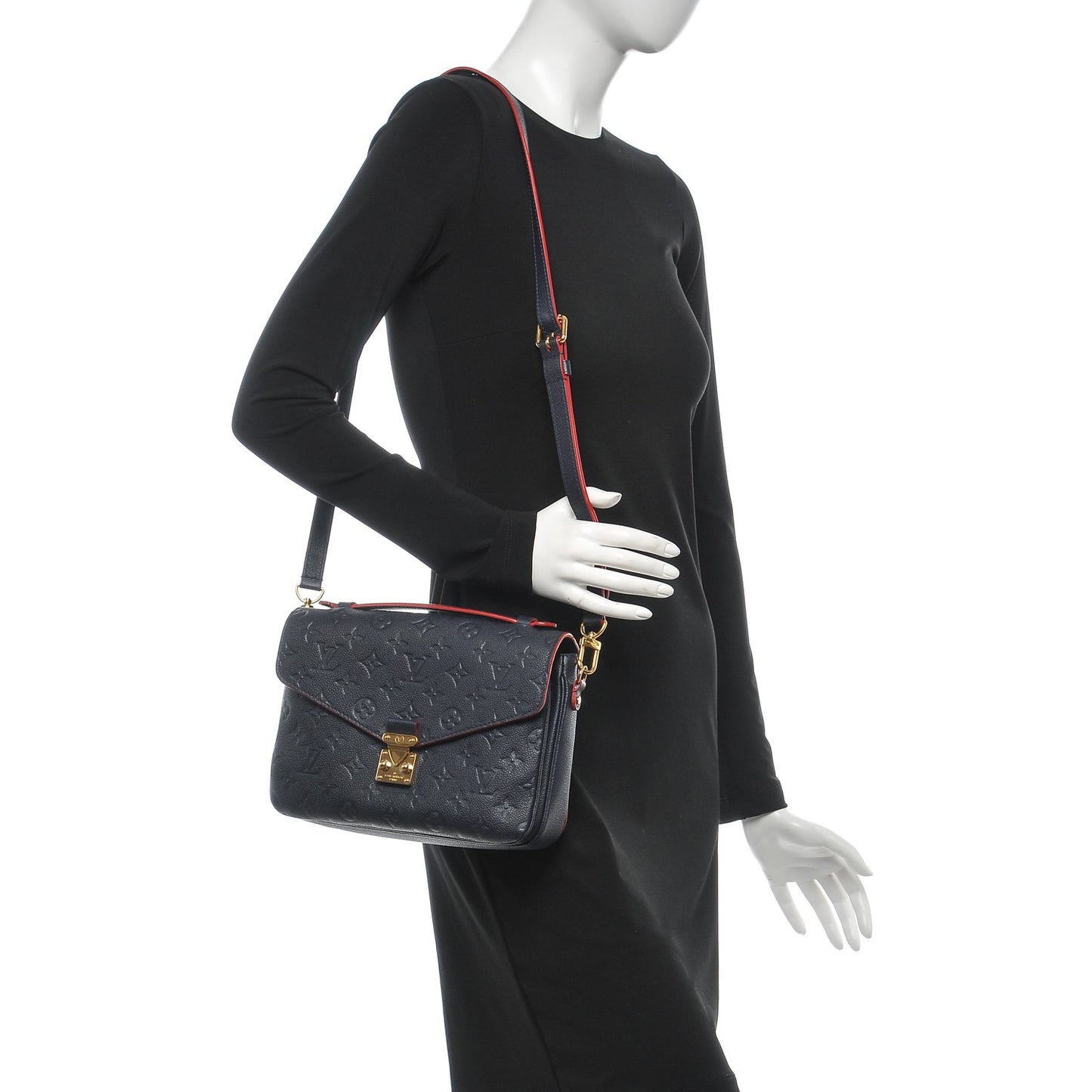 Empreinte Pochette Metis Marine Rouge