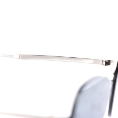 Chanel Pilot Aviator Sunglasses 4218 Silver 5 of 6