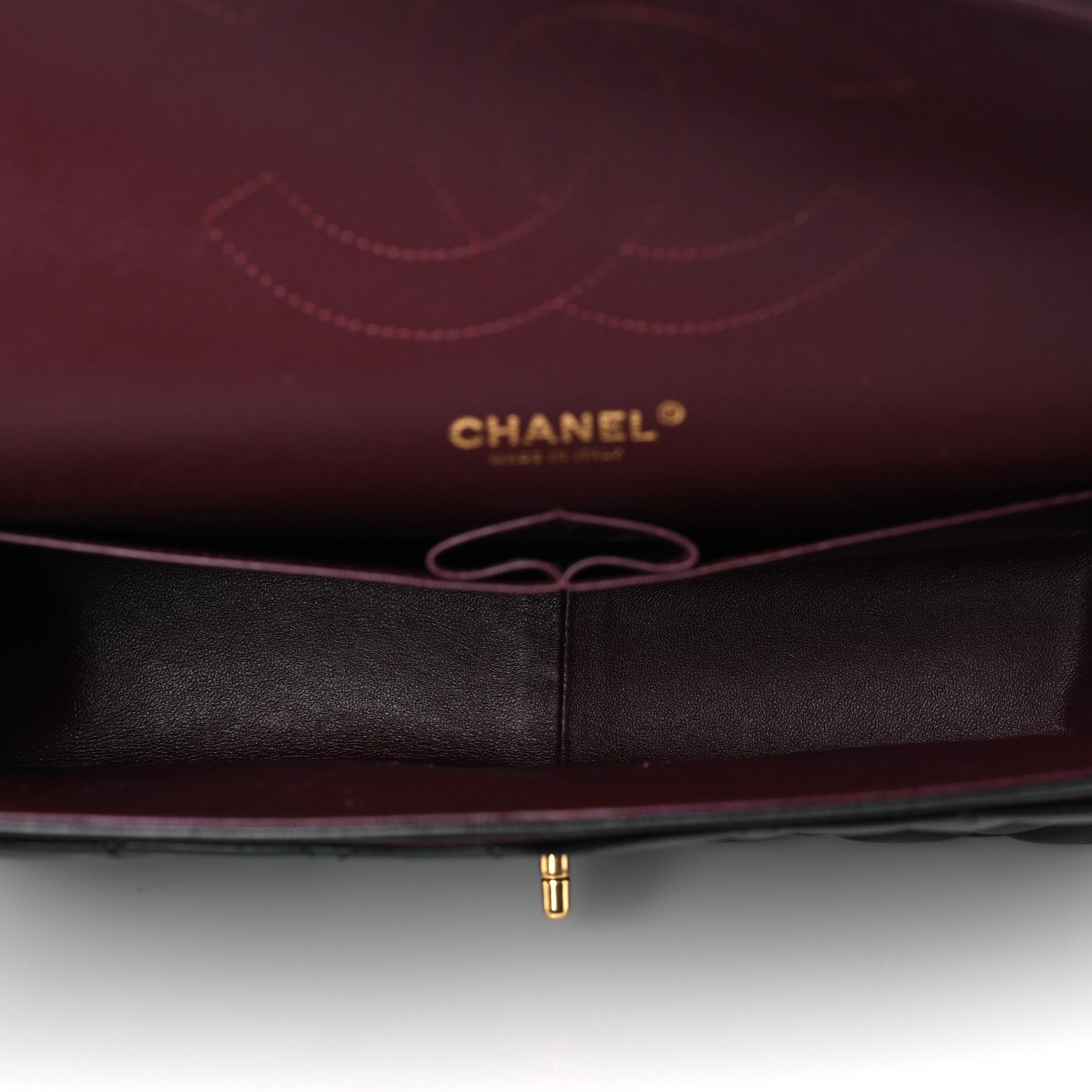 Chanel Lambskin Quilted Jumbo Double Flap Black 5 of 13