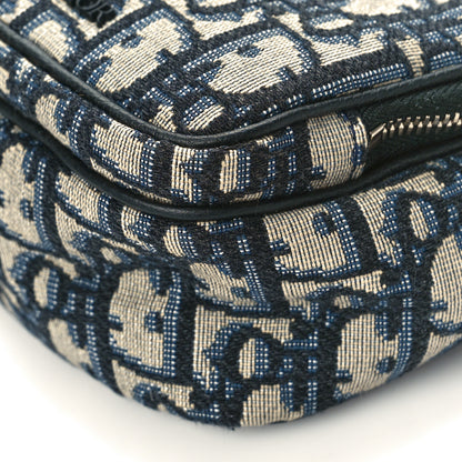 Christian Dior Oblique Crossbody Bag Blue 8 of 9