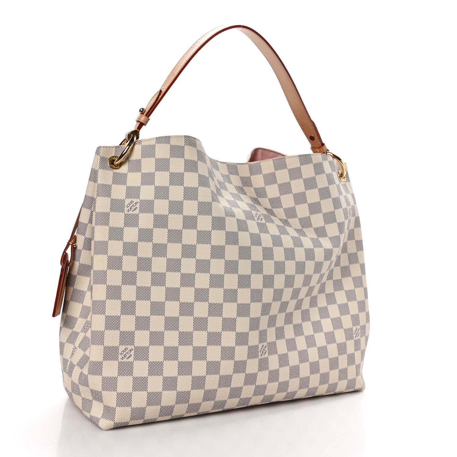 Louis Vuitton LOUIS VUITTON Damier Azur Graceful MM Rose Ballerine 3 of 11
