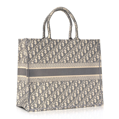 Christian Dior Oblique Large Book Tote Grey 3 of 14