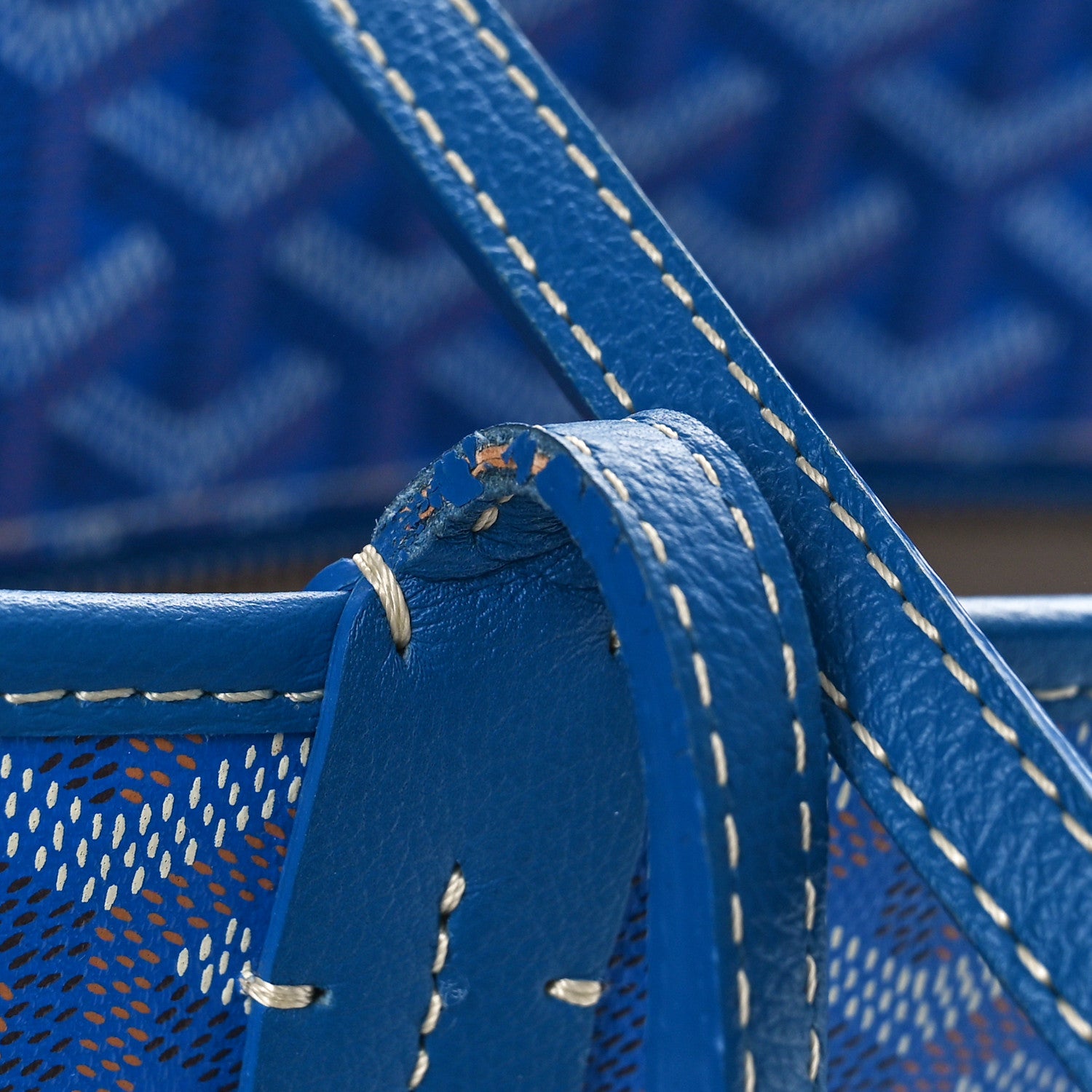Goyard Goyardine Artois MM Blue 9 of 10
