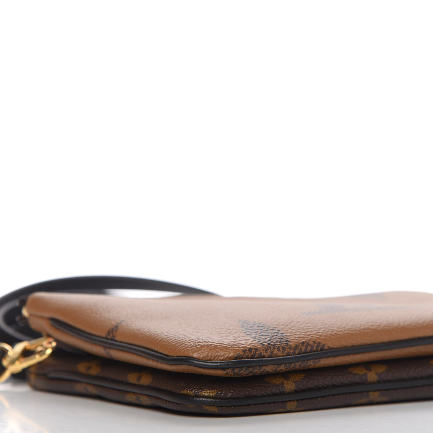 Reverse Monogram Giant Double Zip Pochette