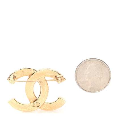Chanel Metal CC Quilted Brooch Light Gold 2 of 4
