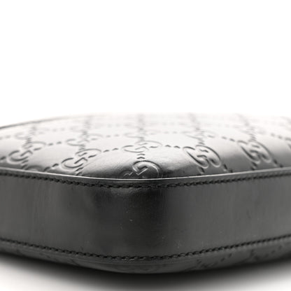 Gucci Guccissima Signature Small Messenger Bag Black 9 of 12