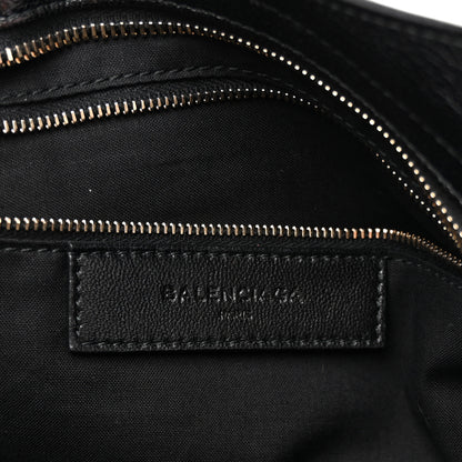 Balenciaga Chevre Gold Metallic Edge Hardware City Black Black 7 of 12