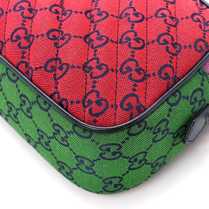 Gucci Monogram Multicolor Matelasse Diagonal Small GG Marmont Chain Shoulder Bag Red Blue Yellow Green Pink 11 of 11