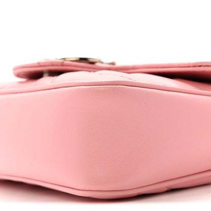 Gucci Calfskin Matelasse Super Mini GG Marmont Shoulder Bag Wild Rose Wild Rose 10 of 15