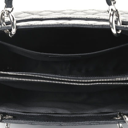 Chanel Caviar Quilted Grand Shopping Tote GST Black 5 of 9