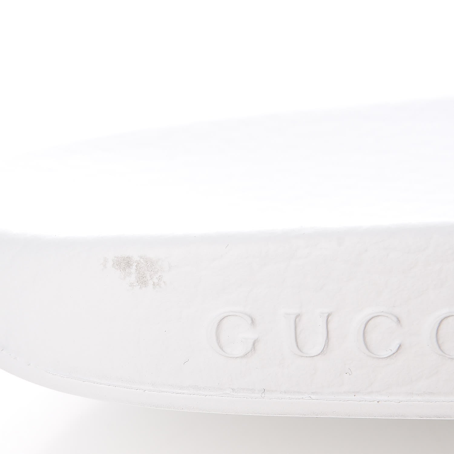 Gucci Canvas Sylvie Stripe Logo Pursuit Slide Sandals 39 Mystic White Hibiscus Red Maritime 8 of 9