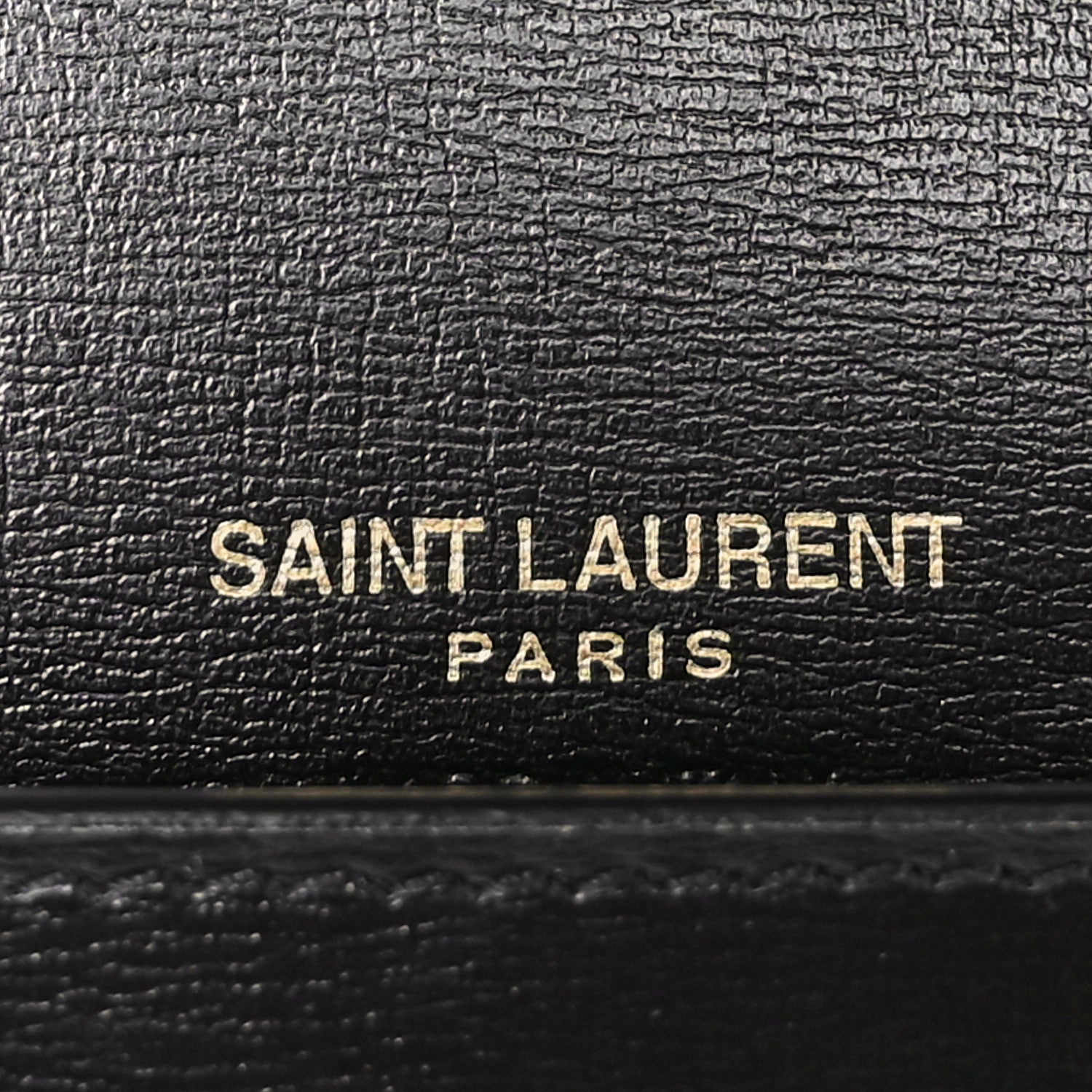 Saint Laurent Smooth Calfskin Monogram Phone Holder Crossbody Black 6 of 11