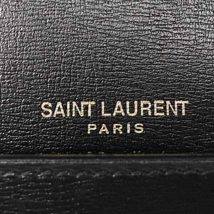 Saint Laurent Smooth Calfskin Monogram Phone Holder Crossbody Black 6 of 11