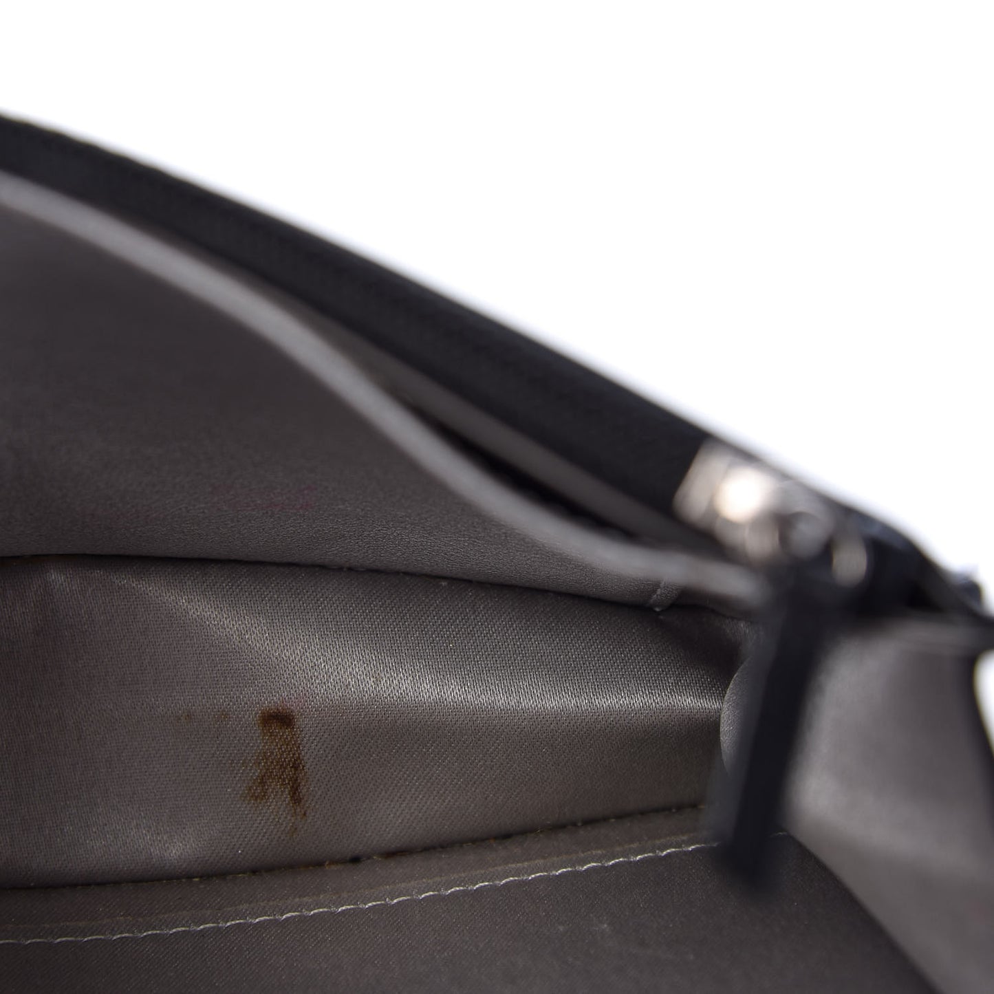 Lambskin Camellia Embossed Wallet on Chain WOC Black