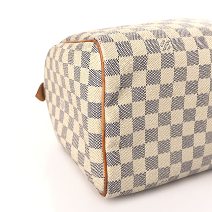 Louis Vuitton Damier Azur Speedy 30 7 of 10