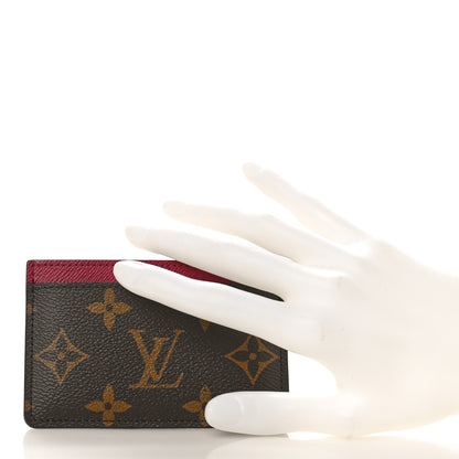 Louis Vuitton Monogram Card Holder Fuchsia 2 of 9