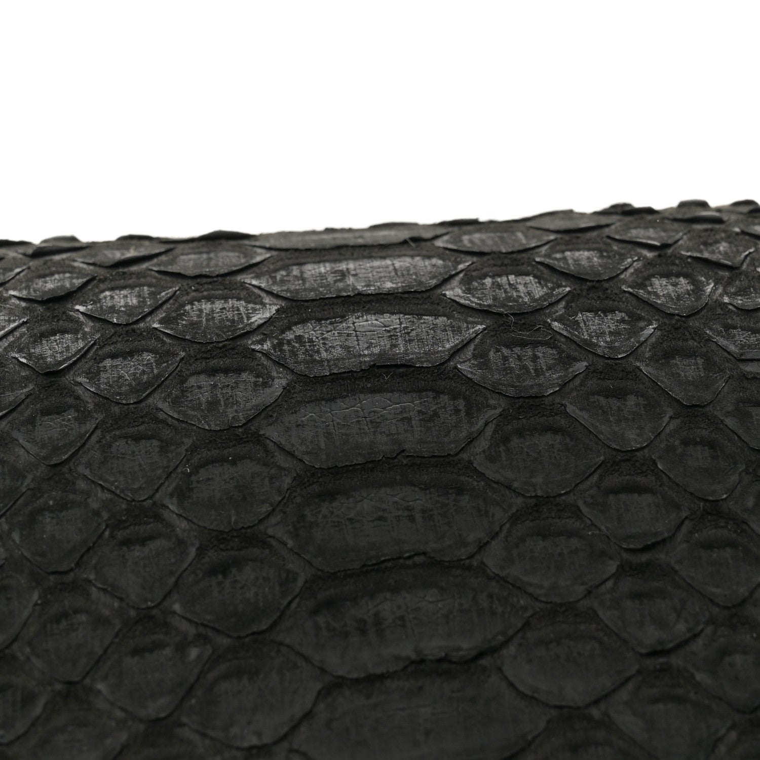 Chanel Matte Snakeskin Calfskin Small Boy Flap Black 13 of 13