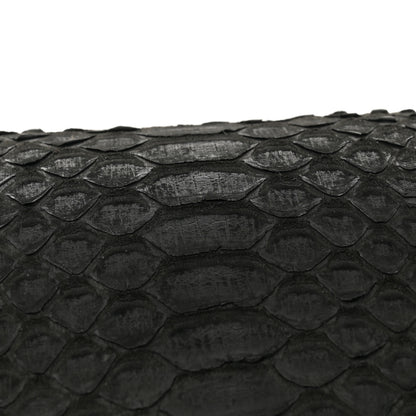 Chanel Matte Snakeskin Calfskin Small Boy Flap Black 13 of 13
