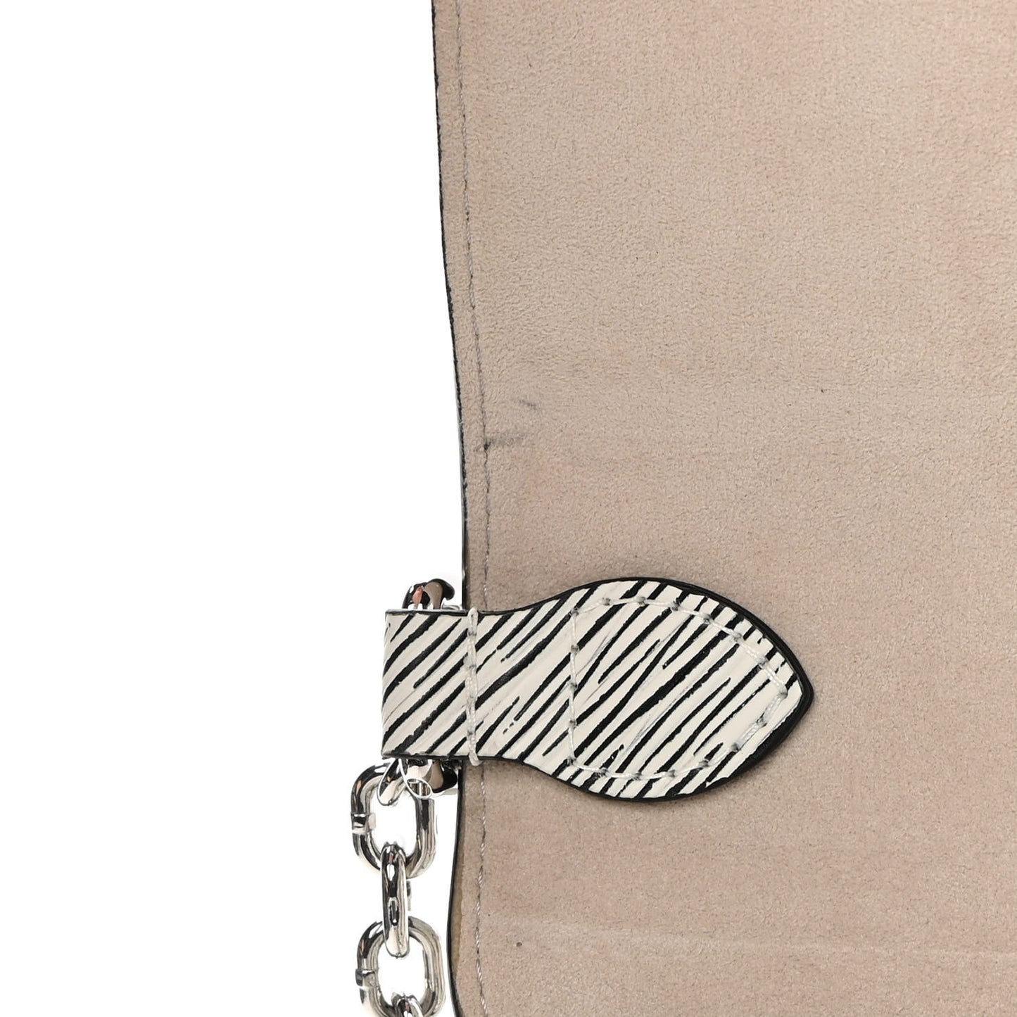 Epi Azteque Twist Shoulder Bag MM White