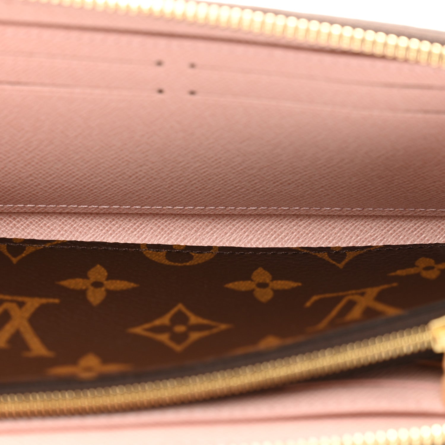 Louis Vuitton Monogram Clemence Wallet Rose Ballerine 5 of 8