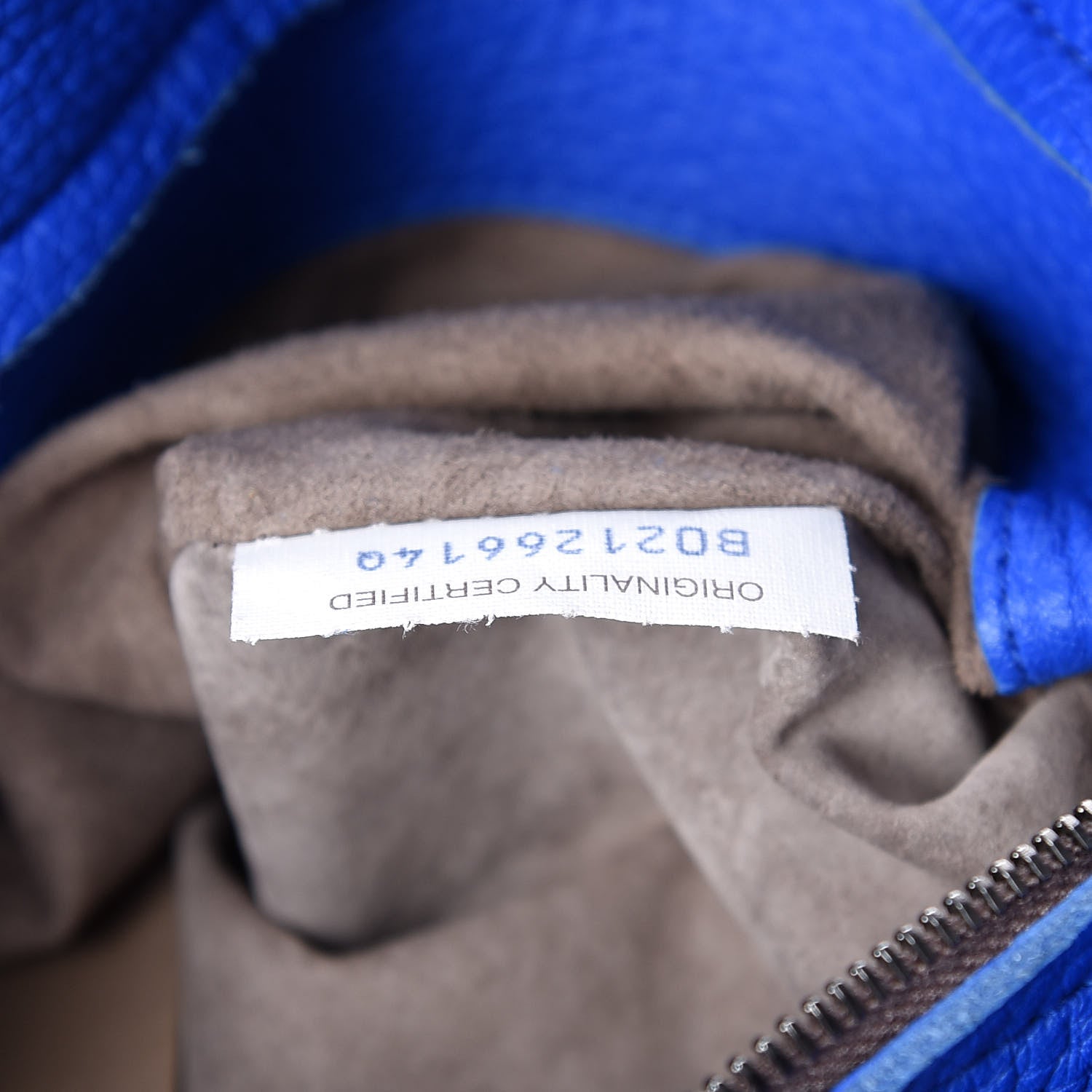 Bottega Veneta Cervo Deerskin Large Hobo Signal Blue 8 of 14