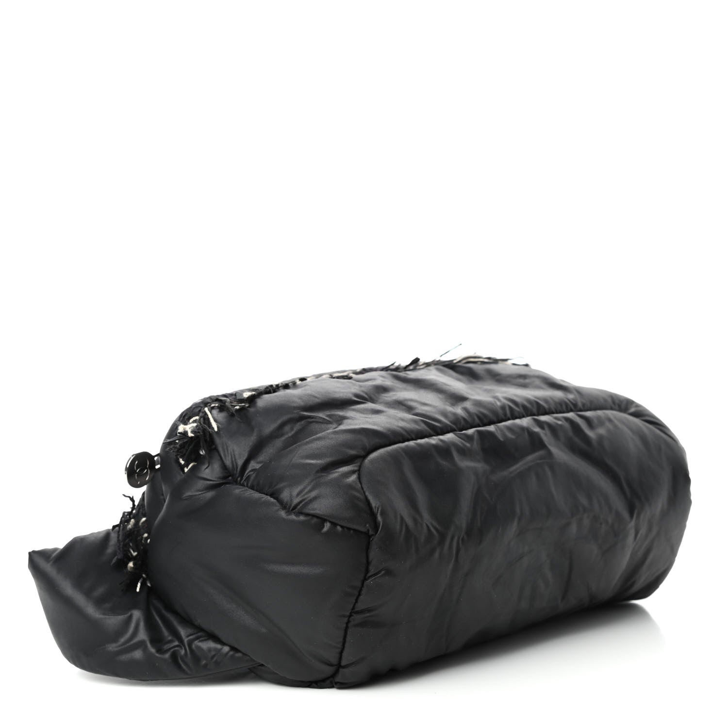 Chanel Nylon Tweed Coco Neige Belt Bag Black 3 of 4