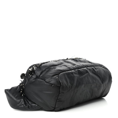 Chanel Nylon Tweed Coco Neige Belt Bag Black 3 of 4