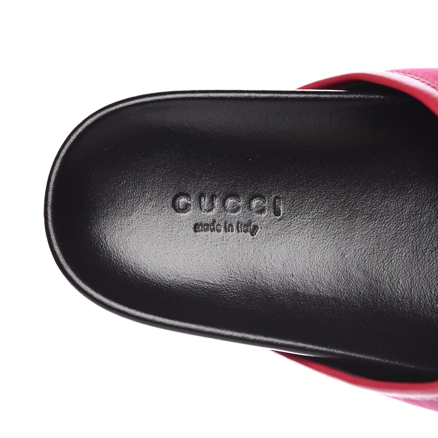 Gucci Softy Velvet Malaga Kid Womens Horsebit River Slippers 37 Light Raspberry Rose 11 of 11