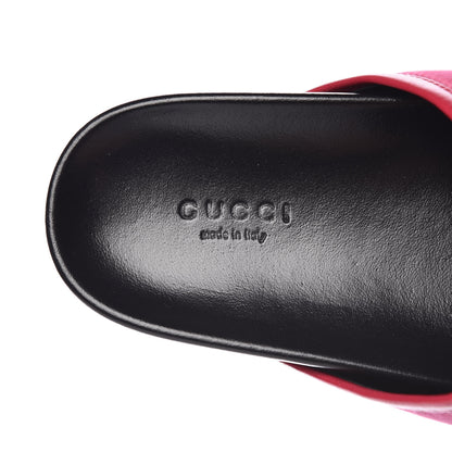 Gucci Softy Velvet Malaga Kid Womens Horsebit River Slippers 37 Light Raspberry Rose 11 of 11