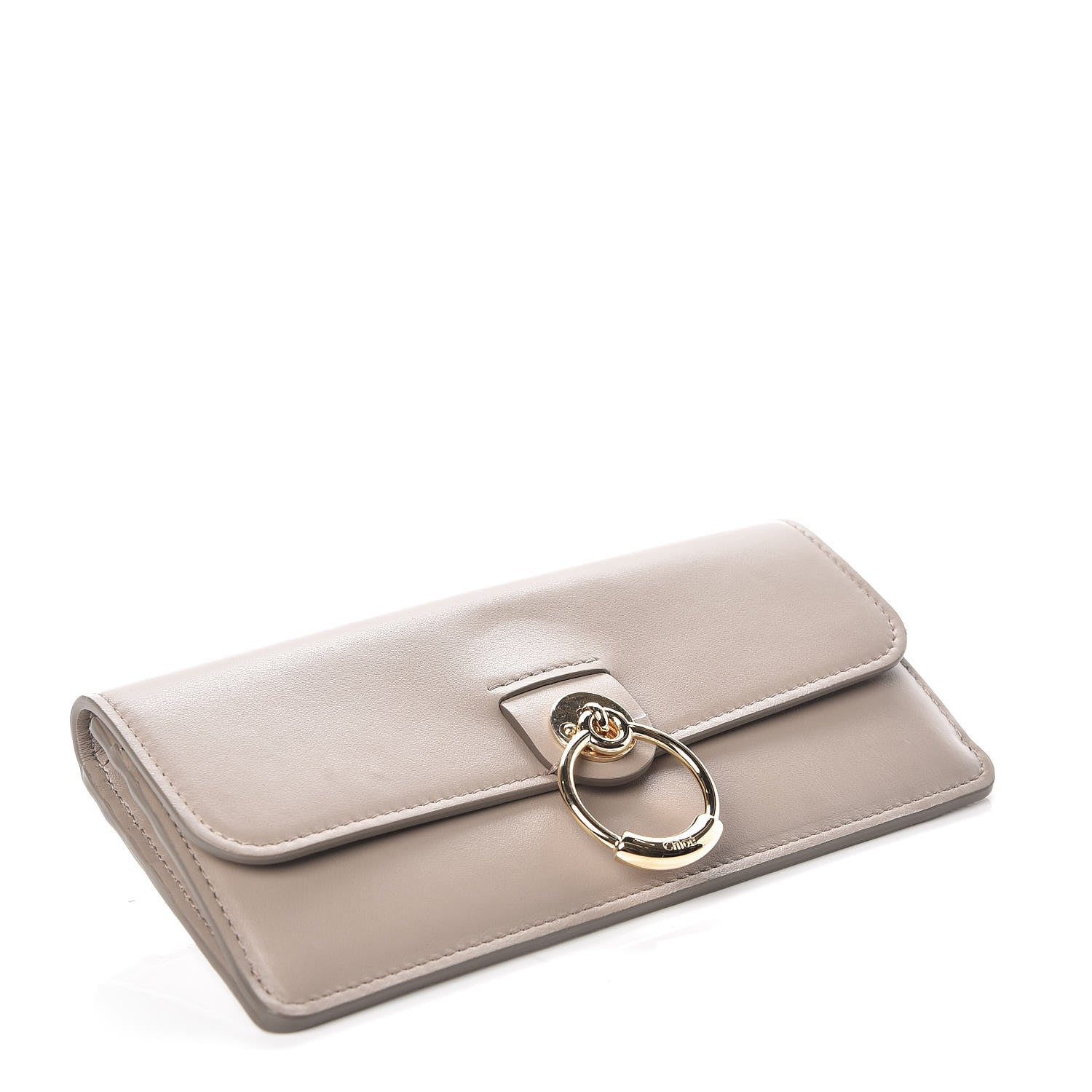 Chloe Smooth Calfskin Tess Long Wallet Motty Grey 4 of 8