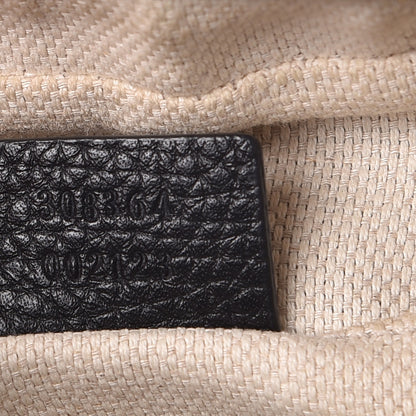 Gucci Pebbled Calfskin Small Soho Disco Bag Black 7 of 8