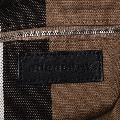 Burberry Grainy Calfskin House Check Medium Maidstone Black 6 of 8