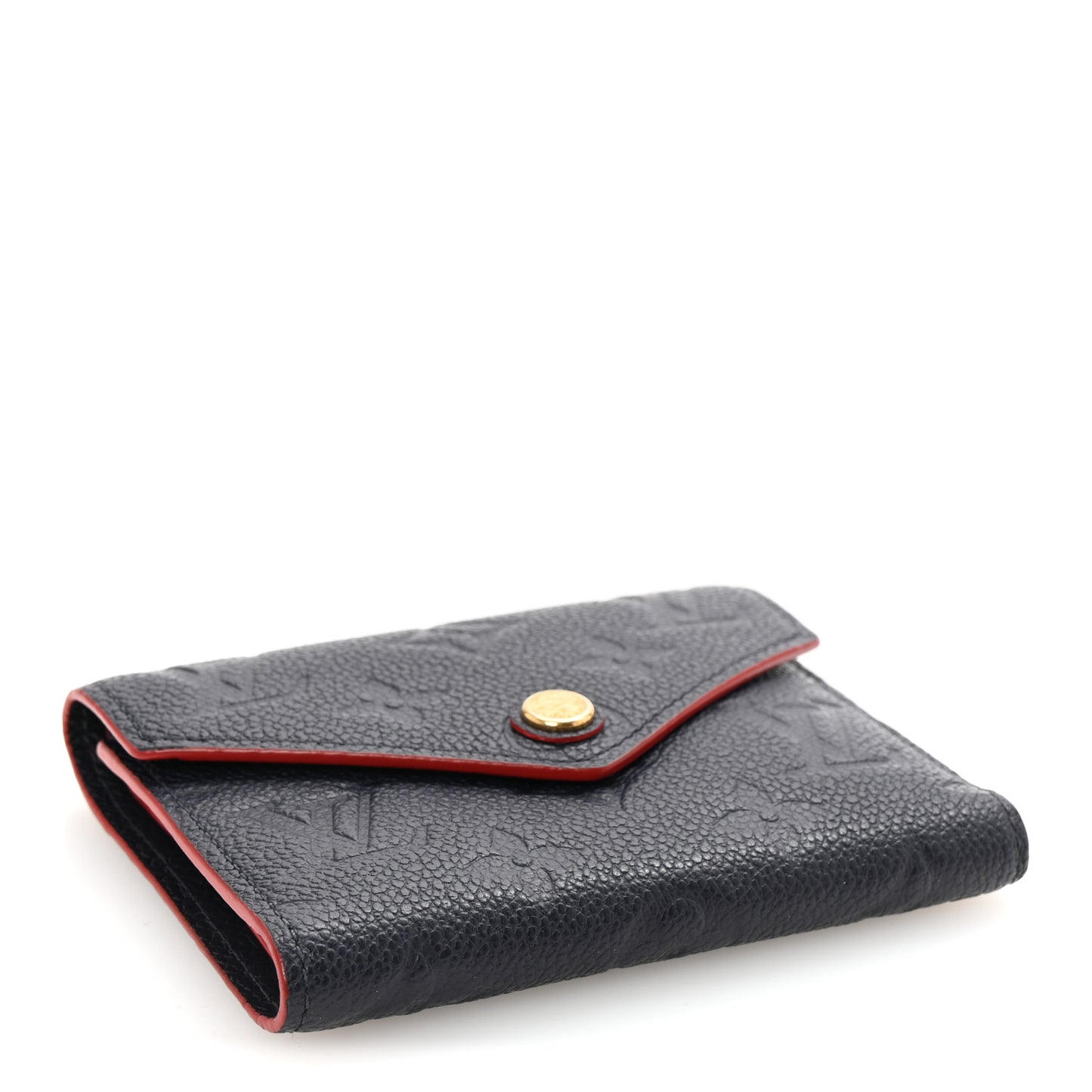 Empreinte Victorine Wallet Marine Rouge