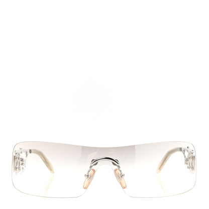Christian Dior Metal Crystal DiorFire Sunglasses Silver 2 of 6