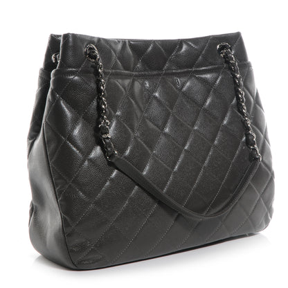 Chanel Caviar Timeless Large Shopping Tote Dark Gray 3 of 8