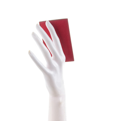 Hermes Epsom Diabolo Card Holder Case Rouge Garance 2 of 8
